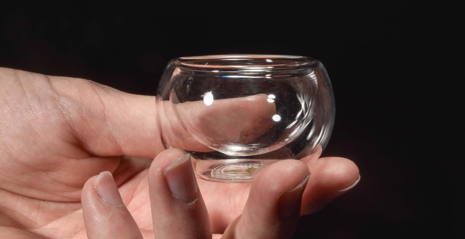 Glass Bubble Cup