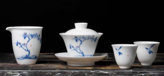 Classical Orchard Porcelain Tea Set