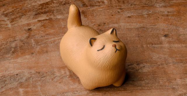 Hand-Made Pampered Cat Tea Pet