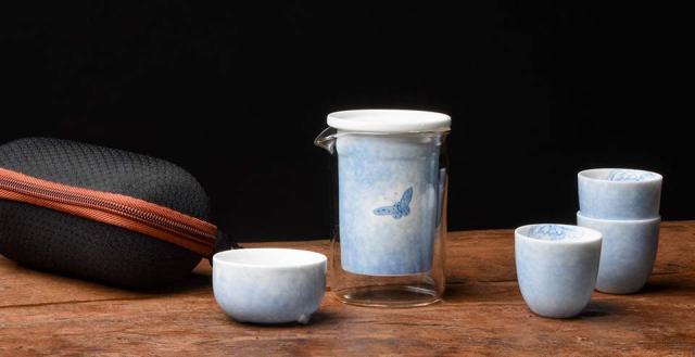 Summer Garden Hand-Painted Brew Set