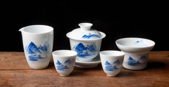Landscape Full Gongfu Tea Set
